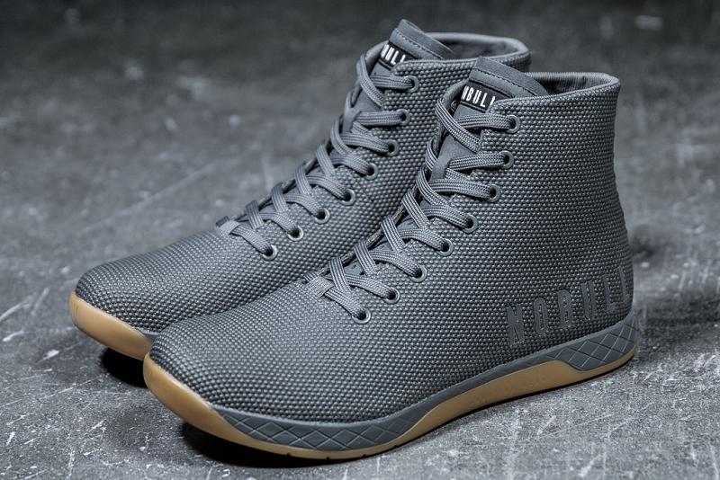 Women's Nobull High-Top Gum Trainers Dark / Grey | SG A2978H